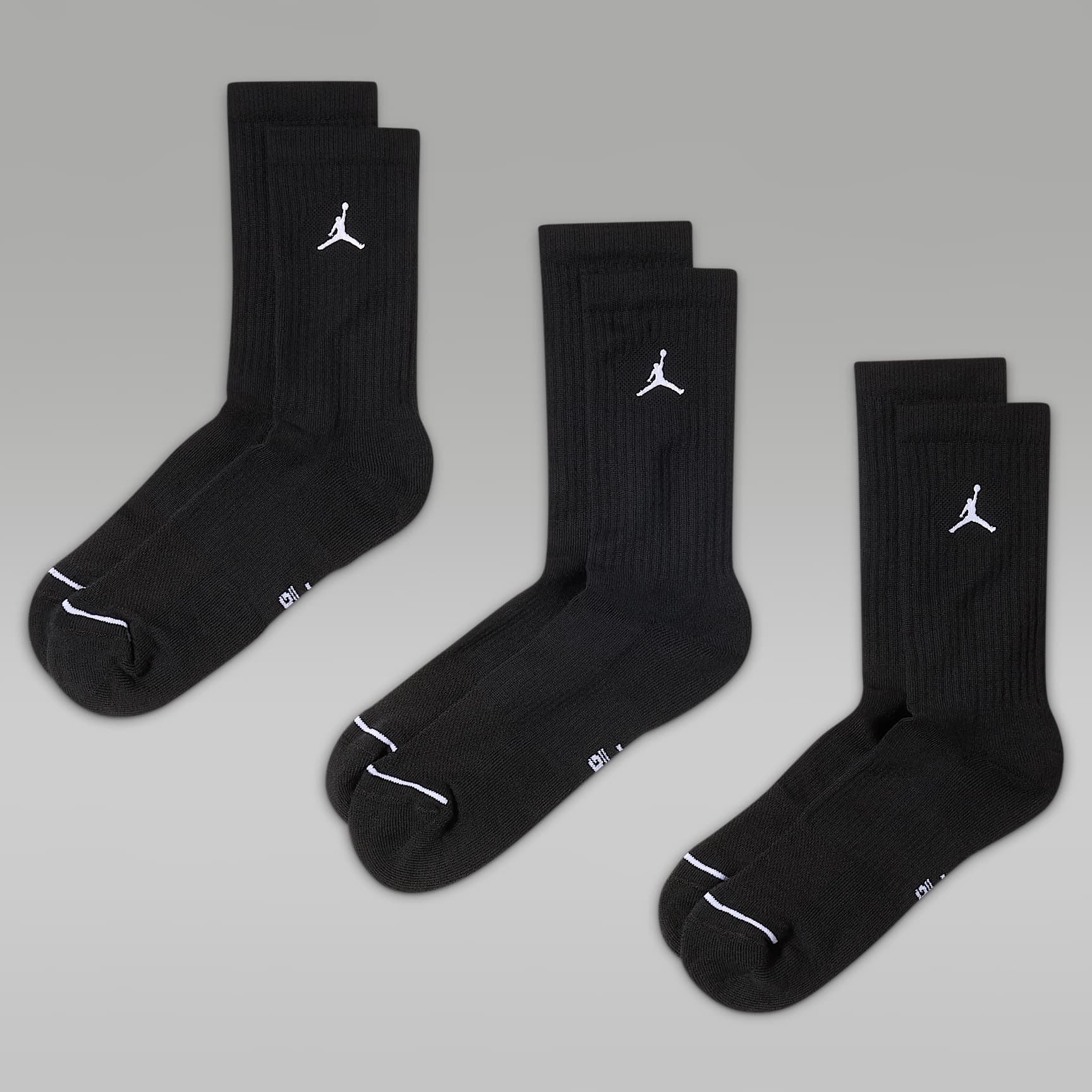 AIR JORDANエアジョーダン3 足セット NIKE公式】ジョーダン エブリデイ クルー ソックス（3足）.オンライン